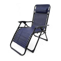 Reinforced Folding Zero Gravity Lounger (Supports 120kg) – Non-Slip and Portable Recliner for Garden, Terrace and Camping