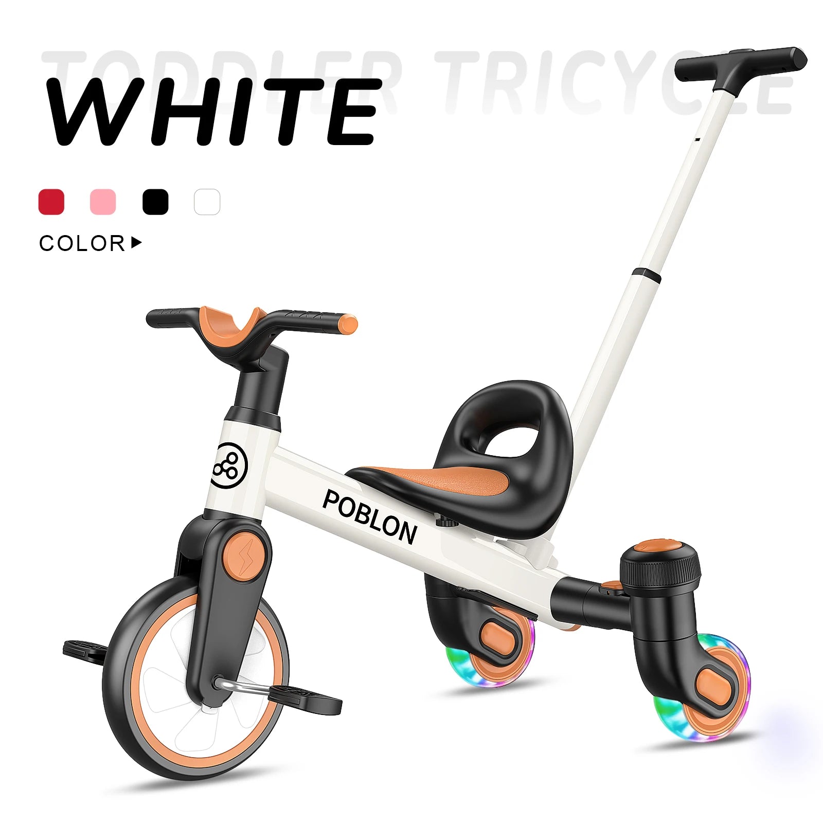 Triciclo Evolutivo 3 en 1 para Niños – Asiento Ajustável"