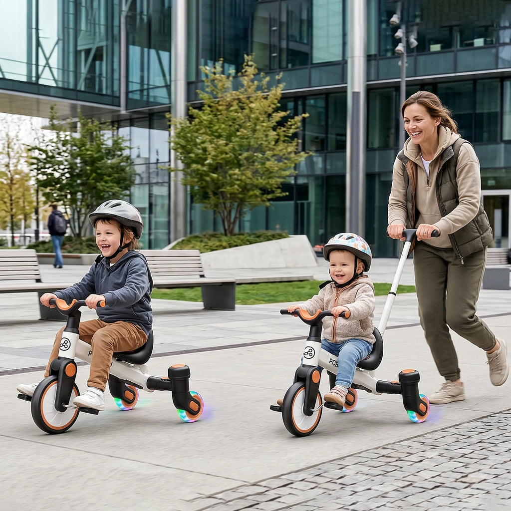 Triciclo Evolutivo 3 en 1 para Niños – Asiento Ajustável"