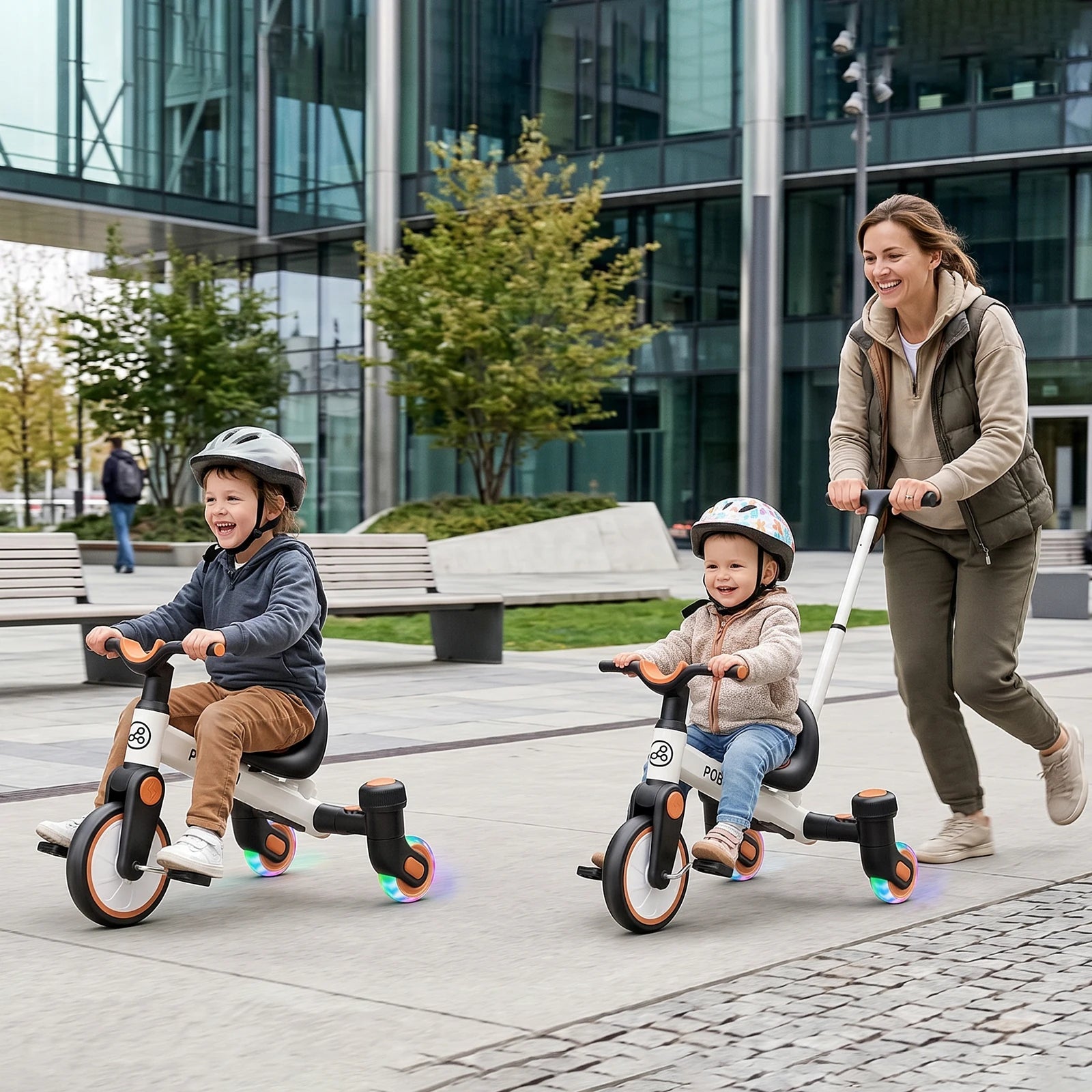 Triciclo Evolutivo 3 en 1 para Niños – Asiento Ajustável"
