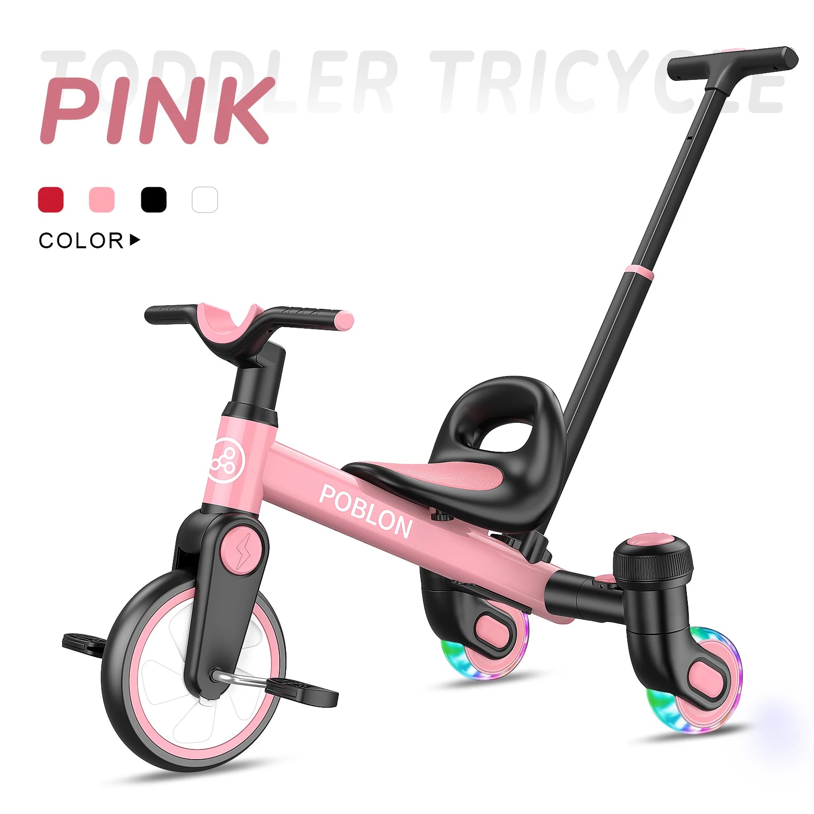 Triciclo Evolutivo 3 en 1 para Niños – Asiento Ajustável"