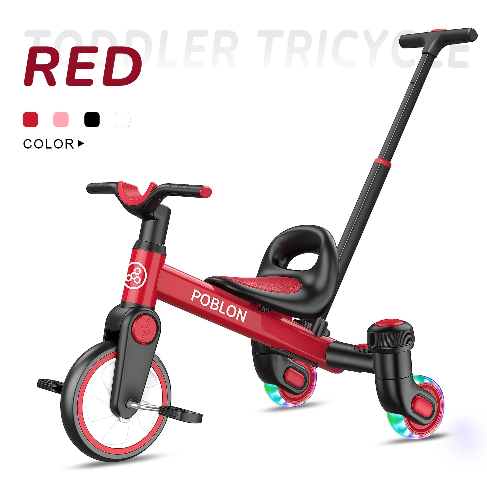 Triciclo Evolutivo 3 en 1 para Niños – Asiento Ajustável"