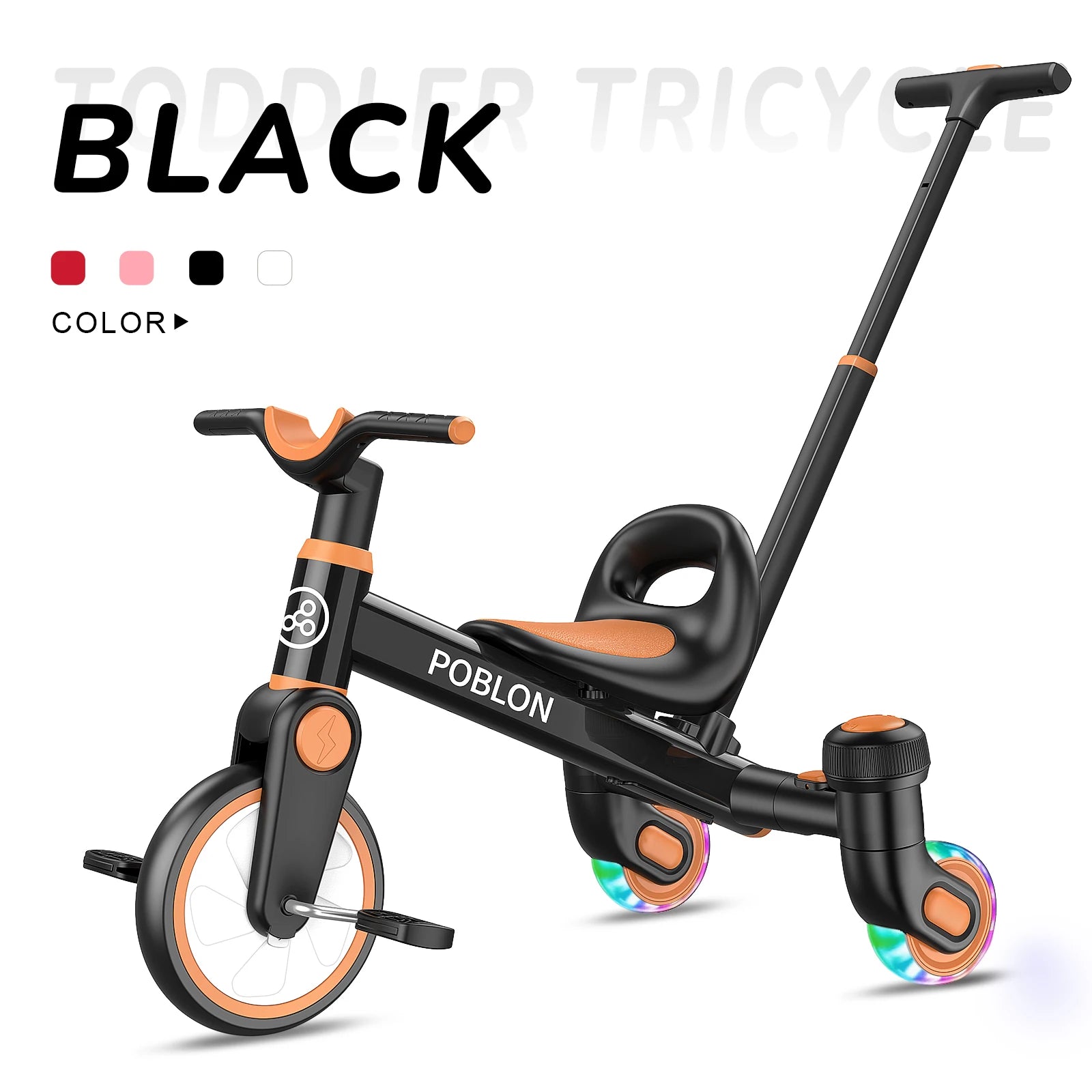 Triciclo Evolutivo 3 en 1 para Niños – Asiento Ajustável"