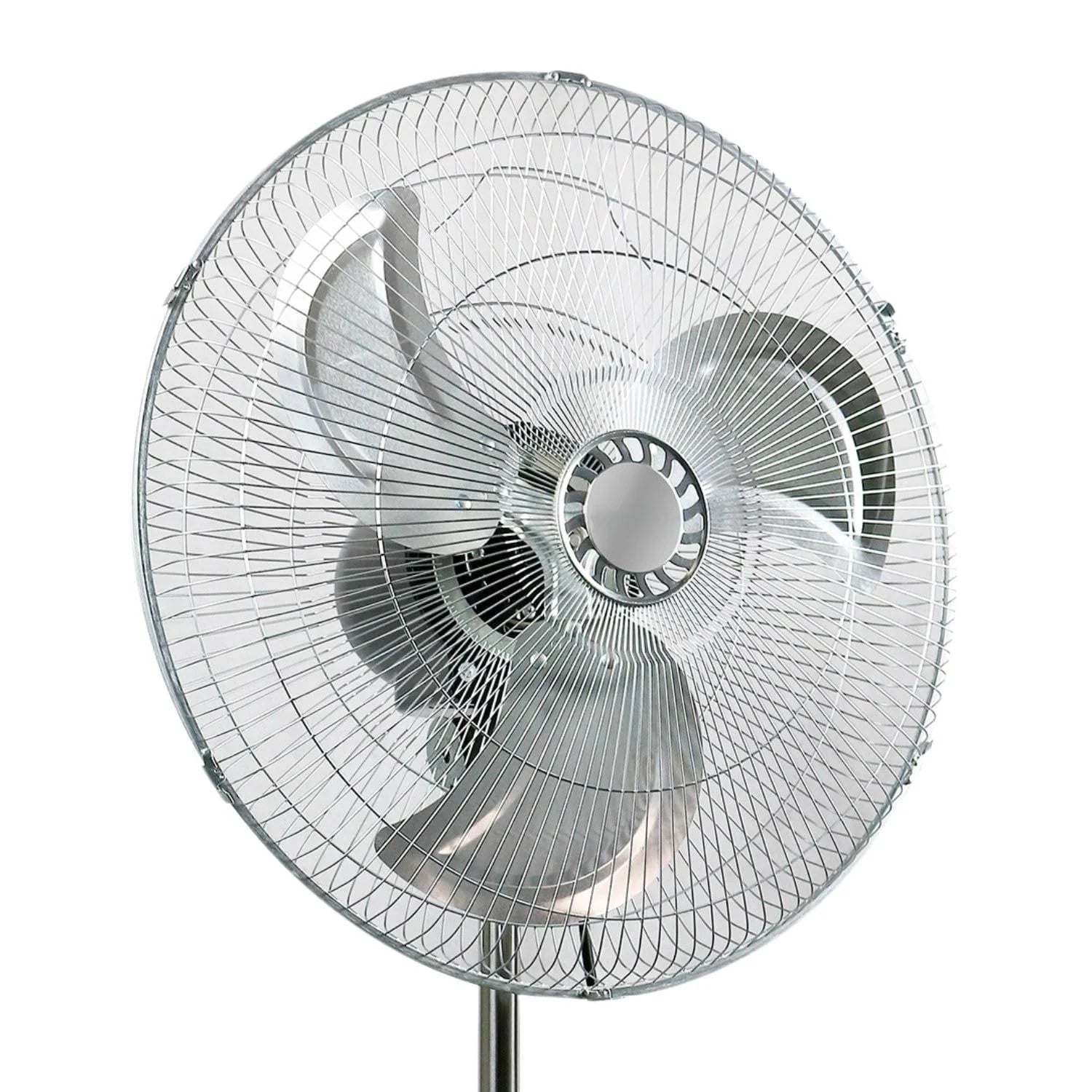 Ventilador de Pie Oscilante – 3 Velocidades y Altura Regulable (60W)