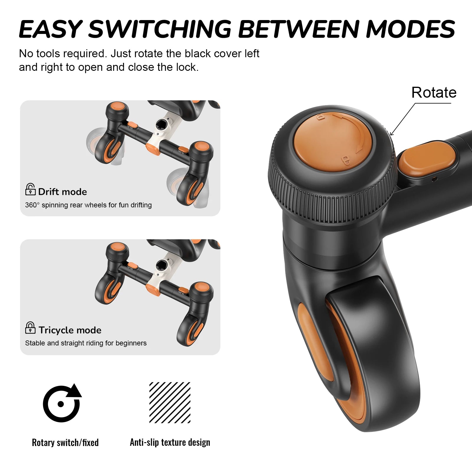 Triciclo Evolutivo 3 en 1 para Niños – Asiento Ajustável"