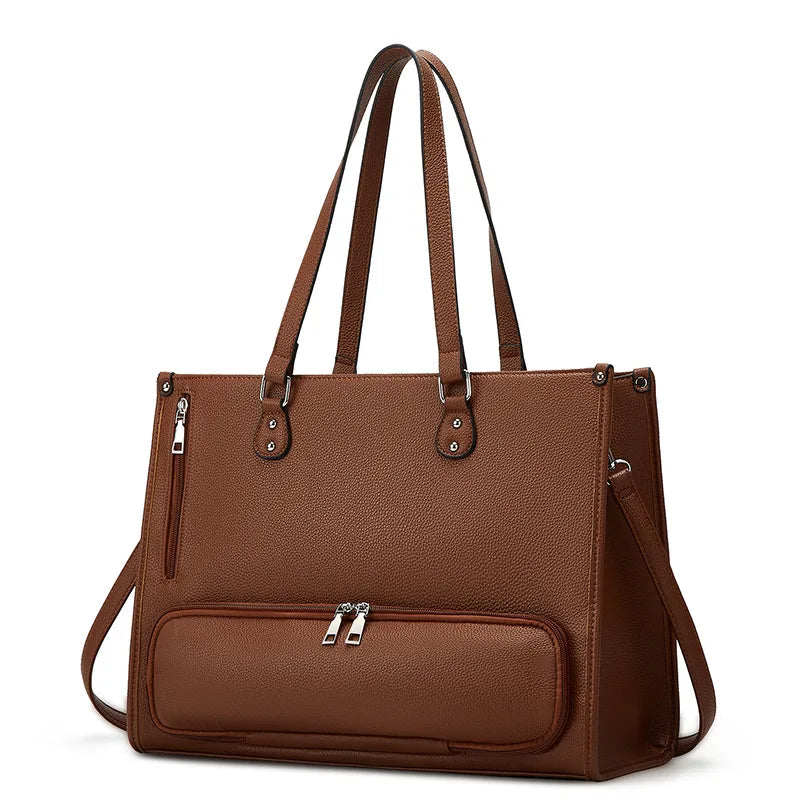 Bolso Tote Multifuncional para Mujer – Gran Capacidad y Compartimento para Portátil