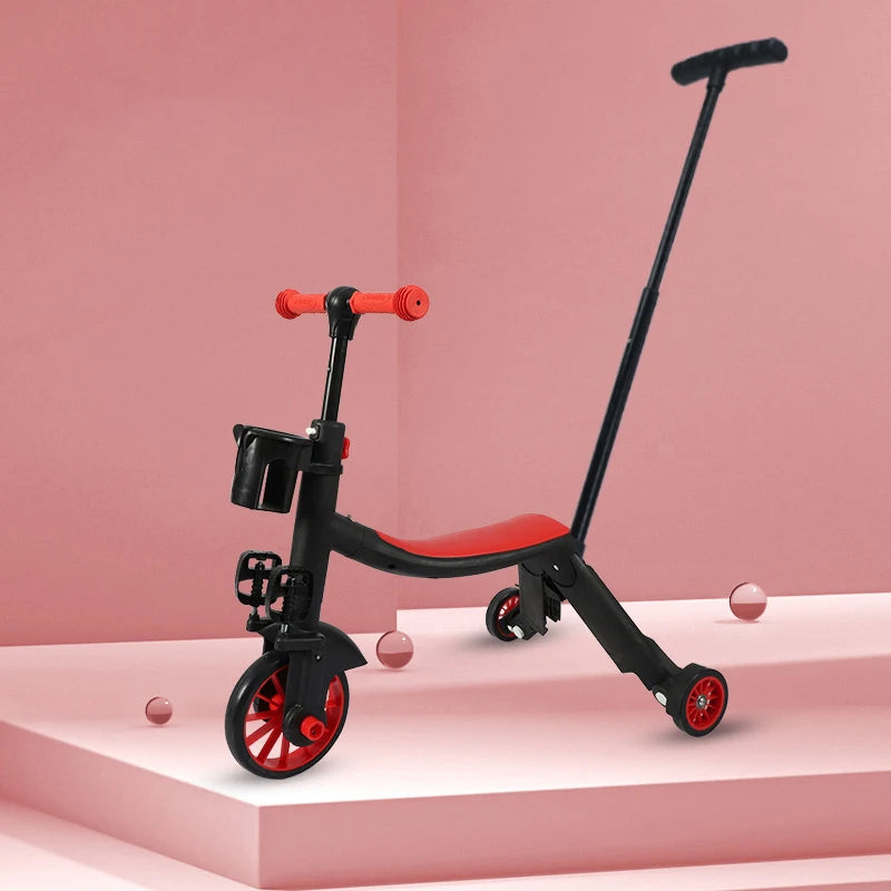 Patinete Evolutivo 3 en 1 para Niños – Manillar Ajustable y Asiento Desmontable