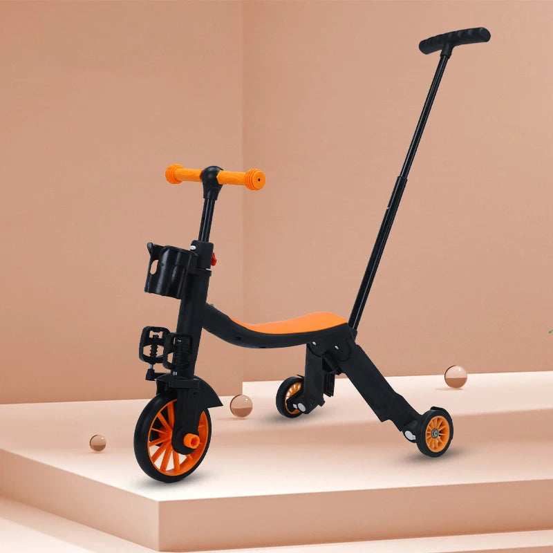 Patinete Evolutivo 3 en 1 para Niños – Manillar Ajustable y Asiento Desmontable