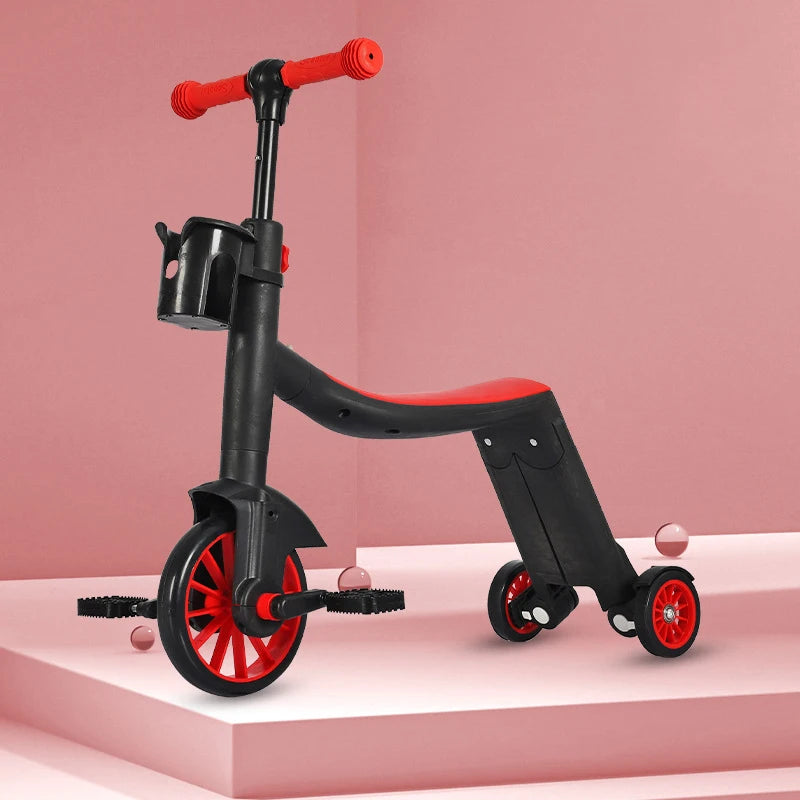 Patinete Evolutivo 3 en 1 para Niños – Manillar Ajustable y Asiento Desmontable