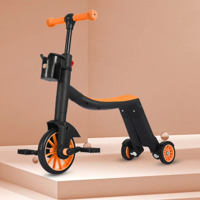 Patinete Evolutivo 3 en 1 para Niños – Manillar Ajustable y Asiento Desmontable
