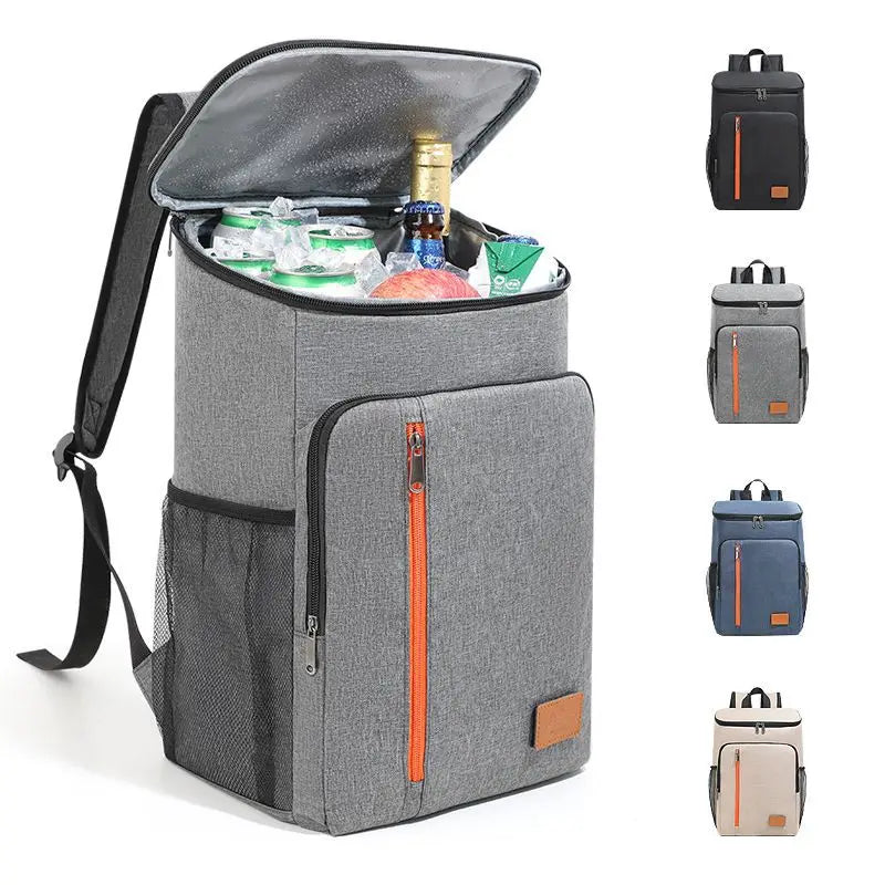 18L Portable Thermal Lunch Bag Food Box Durable Waterproof Cooler Ice Insulated Case Camping Dinner Storage Oxford Backpack