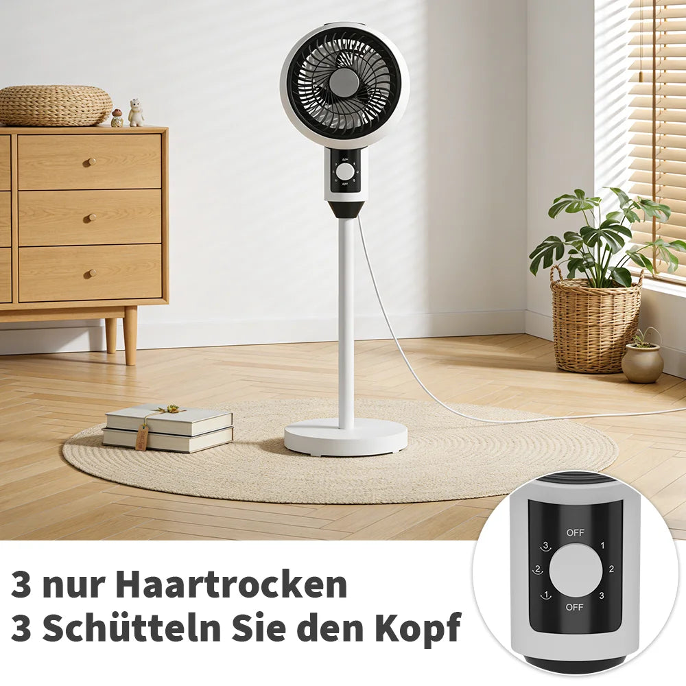 Air Circulation Fan Adjustment Stand Fan 220V Household Air Circulation Fan Electric Fan Rechargeable Oscillating Fan Height 92cm
